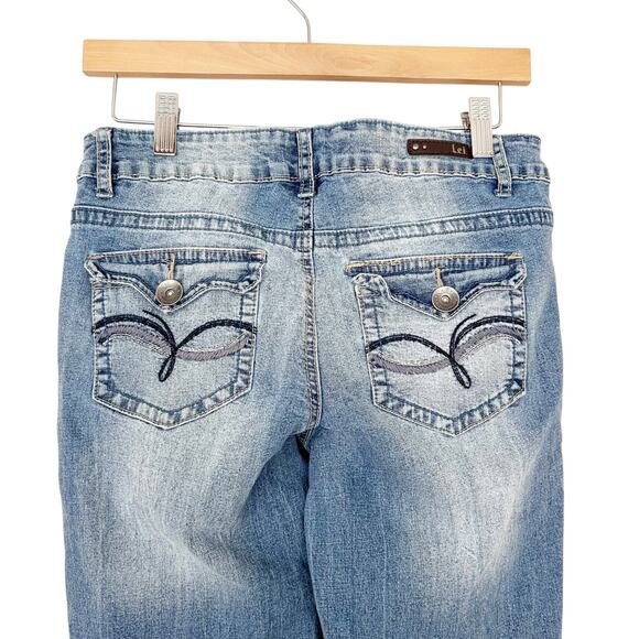 Vintage LEI Ashley Low Rise Boot Cut Jeans Sz 9 - Picture 4 of 5